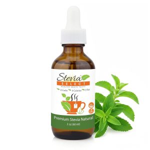 Stevia Liquid Plain Keto Flavor Drops 2 oz - No Erythritol